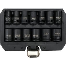   YATO YT-10251 Gépi dugókulcs készlet 13 részes 1/2" 10-24 mm CrMo