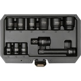   YATO YT-10255 Gépi dugókulcs készlet 11 részes 1/2" 10-27 mm CrMo