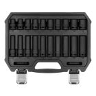 YATO YT-10256 Gépi dugókulcs készlet 10 - 19mm-ig rövid és hosszú dugókulcs fejekkel 1/2col