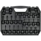 YATO YT-10260 Gépi dugókulcs készlet 64 részes rövid és hosszú dugók, külső és belső torx, SPLine és imbusz, alufelnihez dugó fejekkel 1/2 col