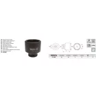 YATO YT-1029 Gépi dugókulcs 1/2" 52 mm CrMo