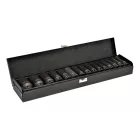 YATO YT-1055 Gépi hosszú dugókulcs készlet 15 részes 1/2" 10-32 mm CrMo