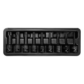   YATO YT-10654 Gépi hosszú bit dugókulcs készlet 9 részes Torx 1/2" T20-T70 CrMo