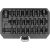 YATO YT-10657 Gépi bitfej készlet 25 részes (imbusz,torx, spline)