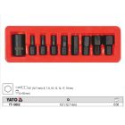 YATO YT-10662 Gépi imbusz bit készlet 9 részes 1/2