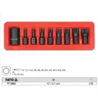 YATO YT-10663 Gépi spline bit készlet 9 részes 1/2