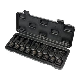   YATO YT-10681 Gépi hosszú bit dugókulcs készlet 9 részes Ribe 1/2" RM5-RM14 CrMo