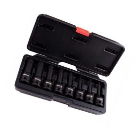   YATO YT-1069 Gépi hosszú bit dugókulcs készlet 8 részes Spline 1/2" M5-M18 CrMo