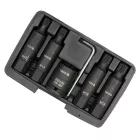 YATO YT-1157 Gépi bit dugókulcs készlet 6 részes Spline 3/4" M12-M18 CrMo