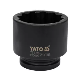 YATO YT-11995 Gépi dugókulcs 12 szögletű 1" 80  mm