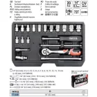 YATO YT-14491 Dugókulcs készlet 20 részes 1/4" 3,5-14 mm CrV