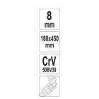 YATO YT-15273 Csuklós T-kulcs 8 mm / 450 mm CrV