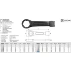 YATO YT-1614 Üthető csillagkulcs 70 mm / 310 mm CrV
