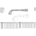 YATO YT-1627 Pipakulcs 7 mm / 106 mm CrV