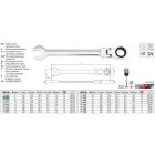 YATO YT-1675 Racsnis csuklós csillag-villáskulcs 9 mm / 145 mm 72T CrV