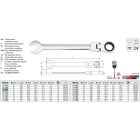 YATO YT-1676 Racsnis csuklós csillag-villáskulcs 10 mm / 160 mm 72T CrV