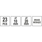 YATO YT-17622 Befecskendezőszelep tisztító készlet 23 részes