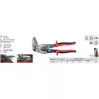YATO YT-1913 Lemezvágó olló 225 mm balos 90 fok CrMo