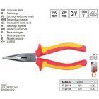 YATO YT-21154 Hosszúcsőrű fogó egyenes 160 mm 1000 V-ig szigetelt CrV