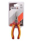 YATO YT-21155 Hosszúcsőrű fogó egyenes 200 mm 1000 V-ig szigetelt CrV