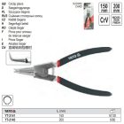 YATO YT-2145 Seeger fogó 200 mm külső hajlított