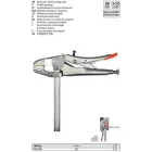YATO YT-21570 Szorító rudas önzáró fogó 260 mm