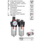 YATO YT-2385 Pneumatikus levegő szűrő nyomásszabályzóval kenőtartállyal 1/4" 90 cm3