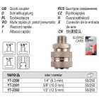 YATO YT-2392 Pneumatikus gyorscsatlakozó 1/2" menetes