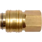 YATO YT-24093 Pneumatikus gyorscsatlakozó 1/4" x 3/8" sárgaréz