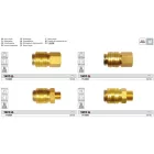 YATO YT-24093 Pneumatikus gyorscsatlakozó 1/4" x 3/8" sárgaréz