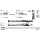 YATO YT-24102 Pneumatikus tömlő gyorscsatlakozó apa 1/4" csővéggel 5 x 8 mm