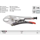 YATO YT-2473 Ívelt önzáró fogó 250 mm CrMo