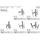 YATO YT-2523 Csapágylehúzó 3 körmös,300 mm CrV