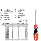 YATO YT-25909 Csavarhúzó lapos 5 x 150 mm mágneses S2