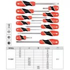 YATO YT-25967 Csavarhúzó készlet 12 részes mágneses S2