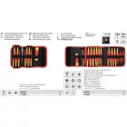 YATO YT-28290 Csavarhúzó készlet 12 részes 1000 V-ig szigetelt