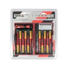YATO YT-28295 Precíziós csavarhúzó készlet 13 részes 1000 V-ig szigetelt S2