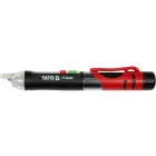 YATO YT-28320 Fáziskereső érintésmentes mérés 12-1000 V szigetelt LCD kijelzővel