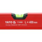 YATO YT-30080 Alumínium vízmérték 400mm 3 libellás