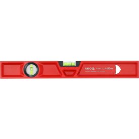   YATO YT-30090 Alumíniumöntvény vízmérték 400mm 2 libellával mágneses