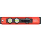 YATO YT-30396 Alumíniumöntvény elektronikus vízmérték 268mm 2 libellával digitális kijelzővel szögmérés funkcióval