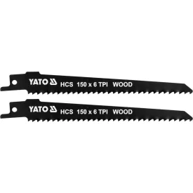   YATO YT-33922 Szablyafűrészlap fához 150/1,0 mm 6 TPI HCS (2 db/cs)