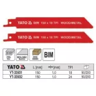 YATO YT-33932 Szablyafűrészlap 150 mm/24TPI bimetál (2 db/csomag)