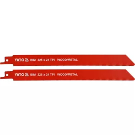   YATO YT-33934 Szablyafűrészlap fa, fém 225/1,0 mm (2 db/cs)