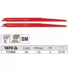 YATO YT-33935 Szablyafűrészlap 300 mm/6TPI bimetál (2 db/csomag)