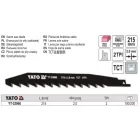 YATO YT-33960 Szablyafűrészlap 215 mm/2TPI TCT
