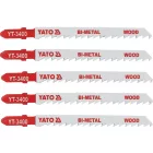 YATO YT-3400 Dekopírfűrészlap T6TPI 100/1,27 mm bimetál (5 db/cs)