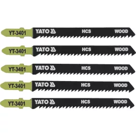   YATO YT-3401 Dekopírfűrészlap T10TPI 100/75 mm HCS (5 db/cs)