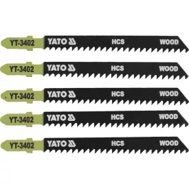   YATO YT-3402 Dekopírfűrészlap T8TPI 100/75 mm HCS (5 db/cs)