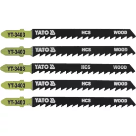   YATO YT-3403 Dekopírfűrészlap T6TPI 100/75 mm HCS (5 db/cs)